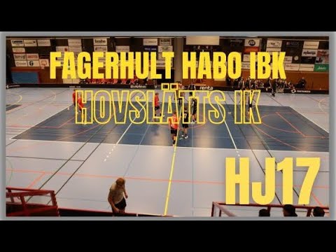 Highlights Fagerhult Habo IBK - Hovslätts IK (HJ17) (Innebandy/Floorball)