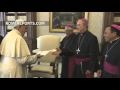 Nuestro Obispo Braulio Rafael León Villegas y el Papa Francisco