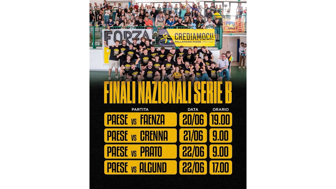 Finali Nazionali Serie B - Paese vs Prato 22.06.2026