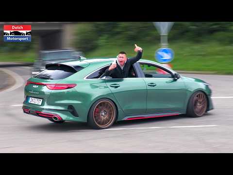 Best of Modified Cars leaving Nürburgring! - Drifting, Flybys, Police & more!