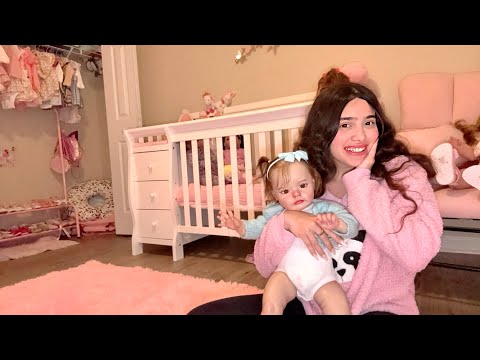 A NIGHT IN MY MOTHER'S REBORN DOLLS ROOM 😱 (WE PLAYED WITH HER TOYS AND DOLLS)