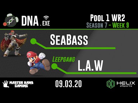 DNA.EXE S7:W9 - SeaBass (Ganon) vs Leepgang | L.A.W (Byleth, Mario) - Pool 1 WR2