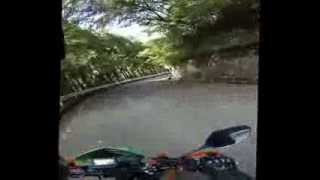 preview picture of video 'kawasaki KDX200SR MOTARD sasari　mountain pass motorcycle-ride'