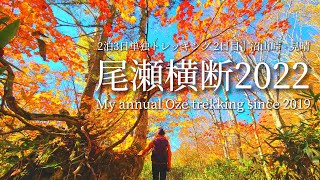 tsuki trekking「尾瀬横断2022」2泊3日単独トレッキング 2日目│沼山峠 ー 見晴