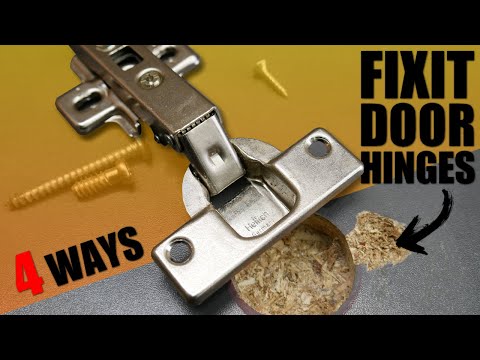 4 Ways To Easily Fix Cabinet Door Hinges