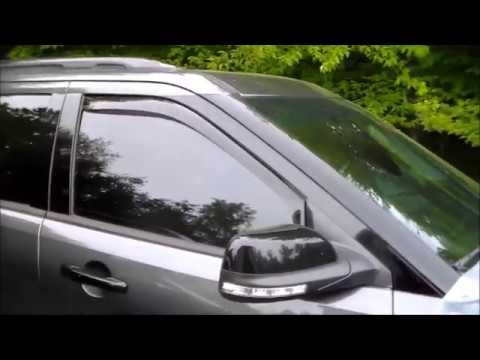 Explorer Sport Weathertech Side Window Deflectors and Rant