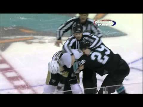 Clowe vs Engelland fight (0-2)