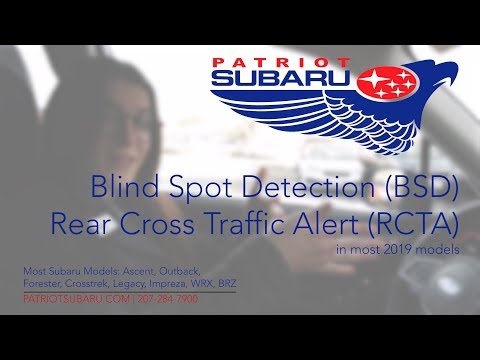 Patriot Subaru - BSD and Rear Cross Traffic Alert RCTA