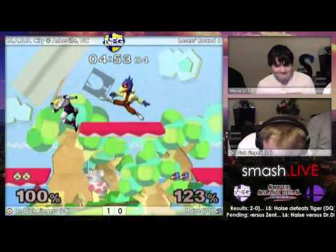 M.A.D.D. City Asheville L6 - Dr. Dick Fingers (Sheik) vs Haise (Falco)