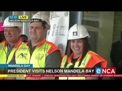 President visits Nelson Mandela Bay