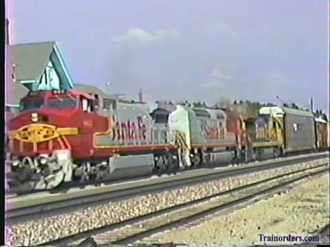 Classic Railroad Series 661 - Santa Fe at Flagstaff, Arizona April 15, 1995