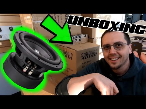 *NEW* E8 v6 Sundown Audio 8" Subwoofer Unboxing