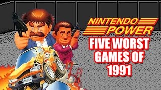 Nintendo Power's Worst Reviewed Games of 1991 - Defunct Games