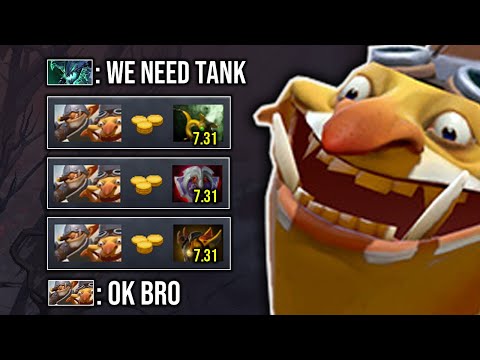 WHAT IF Techies buy tank in 7.31? WTF Can't Kill Him!!