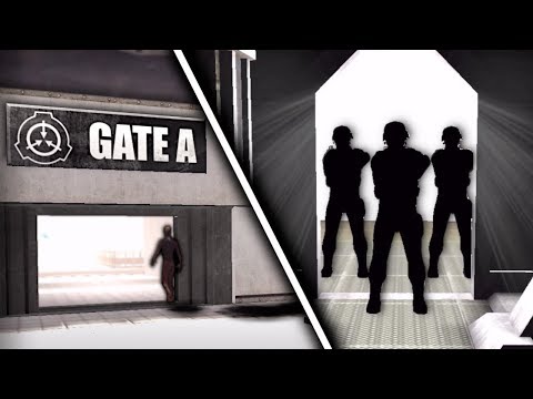 ESCAPING THE FACILITY! - SCP Containment Breach - Gate A Ending
