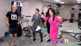 Challenge Taken!: Crossfit champ gets smoked on LIVE television by TV Host (and new mom.)