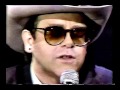 Elton John - Nobody Wins (Live on the Tomorrow Show with Tom Snyder 1981) HD