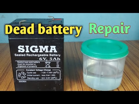 How to repair a dead battery
