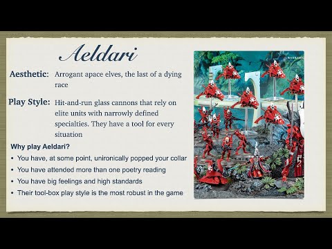 How to play Aeldari in 10th Warhammer 40k
