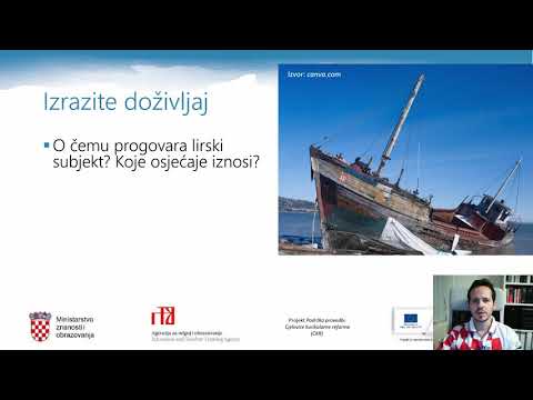Hrvatski jezik 1.r SŠ - Vladimir Nazor: "Zvonimirova lađa"