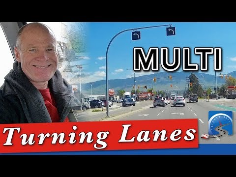 How to Use Multiple Turning Lanes Correctly