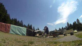 preview picture of video 'Canada Day at the firing range testing a Desert Eagle 44 - GoPro Video'