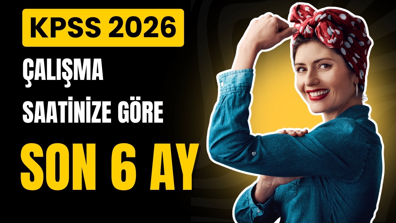 Son 6 Ayda KPSS 2026'da Derece Yapmak ? Biter Mi ? Çalışma Programınızı Yapıyorum 💪
