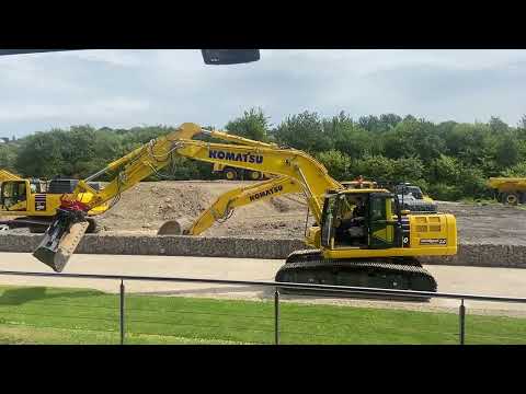 Demonstration of the Intelligent Machine Control (IMC) at Komatsu UK factory