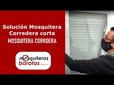 Solución para Mosquitera Corredera Corta de Medida