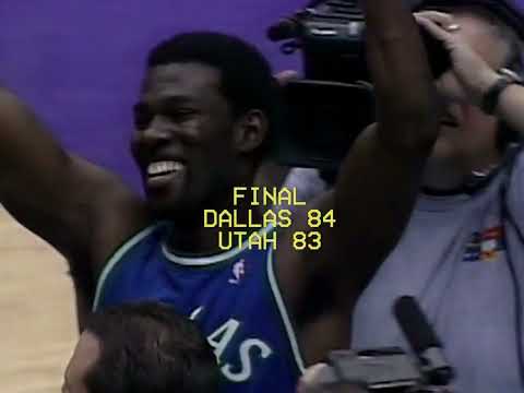 Playoffs Past - Dirk's First Playoff Series Win vs Utah Jazz | Mavs History