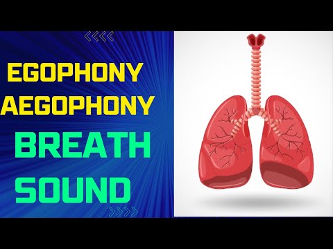 Egophony / Aegophony Breath sound | egophony lung sound