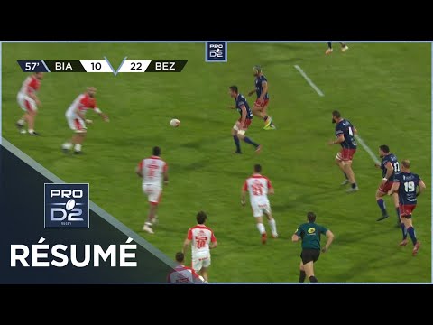 PRO D2 - Résumé Biarritz Olympique-AS Béziers Hérault: 17-42 - J27 - Saison 2022/2023