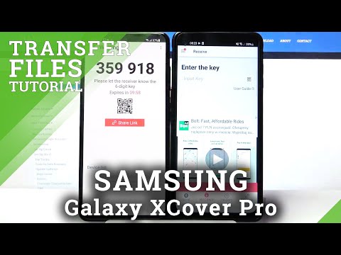 Transfer Files from Android to SAMSUNG Galaxy XCover Pro - Send Anywhere App