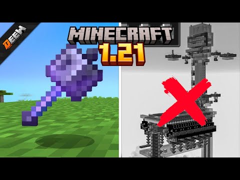 Minecraft 1.21: Adeus Farm de Esmeralda, Mace Mais Forte, Novos Encantamentos e +!