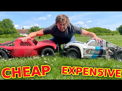 GIANT Cheap GAS RC Car vs Expensive Truck