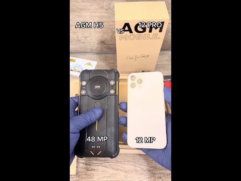 AGM H5 vs iPhone 12 Pro #rugged #agm #cameraquality