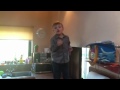Alex Plays Air Guitar To Johnny B Goode