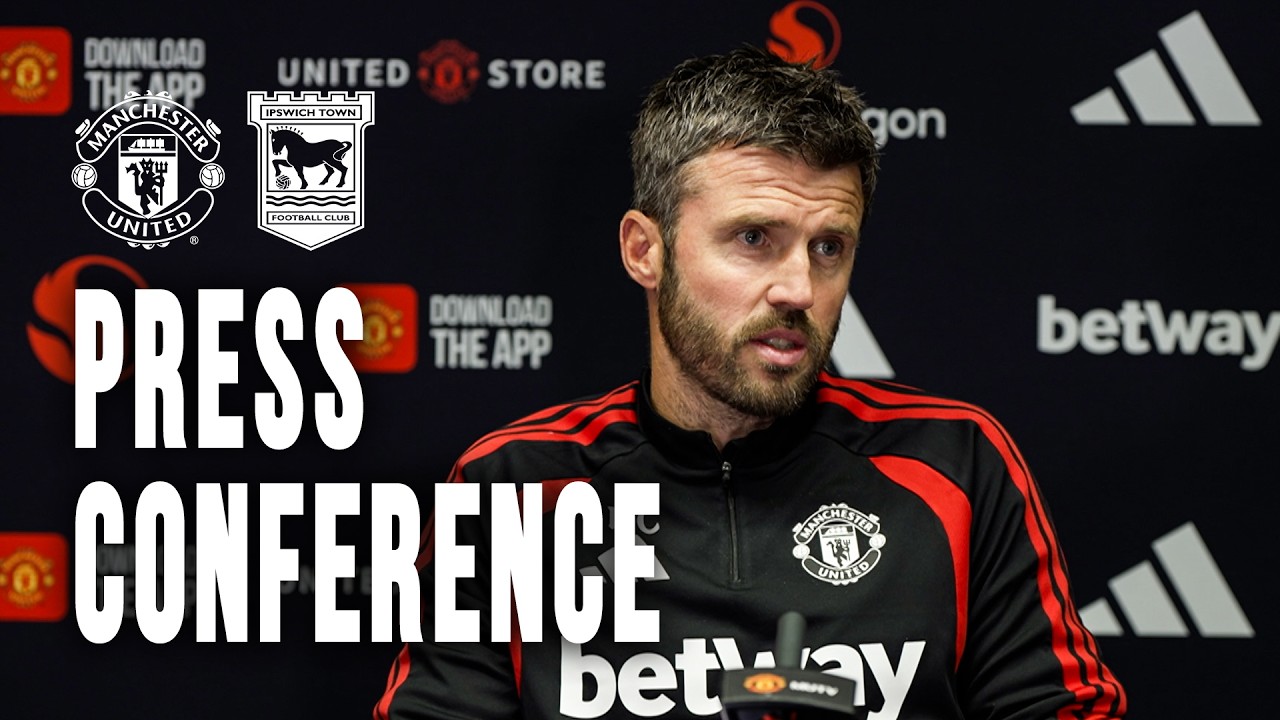 Michael Carrick Pre-Ipswich Town | Press Conference