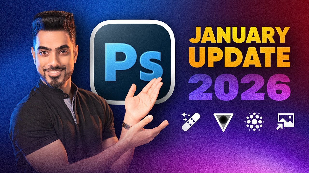Photoshop Jan 2026 Update: All 5 NEW Features Explained!