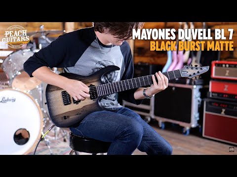 No Talking...Just Tones | Mayones Duvell BL 7 Trans Natural Black Burst Matte