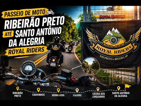De Ribeirão Preto a Santo Antônio da Alegria de Moto | Um Rolê com os Royal Riders