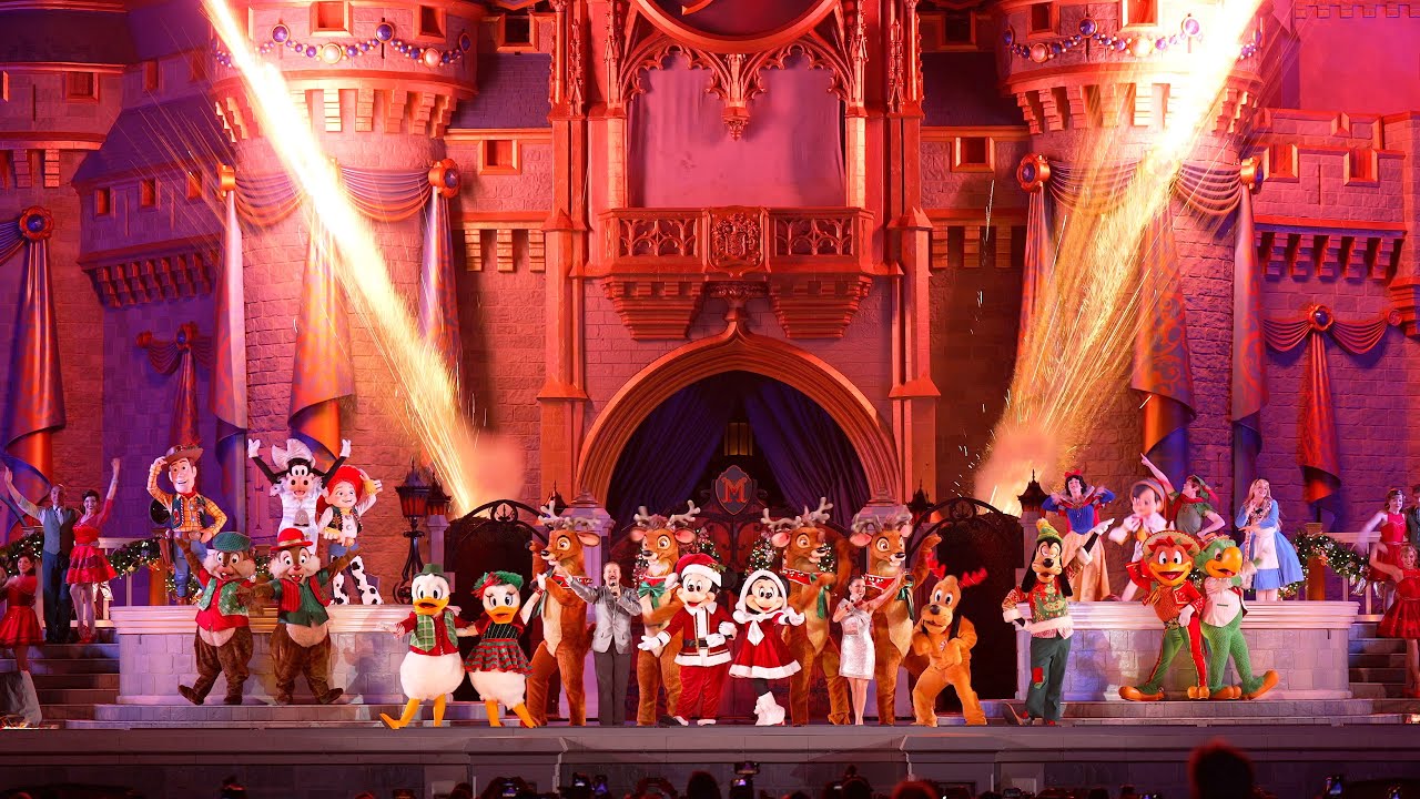 Mickey's Most Merriest Celebration 2022 rain show