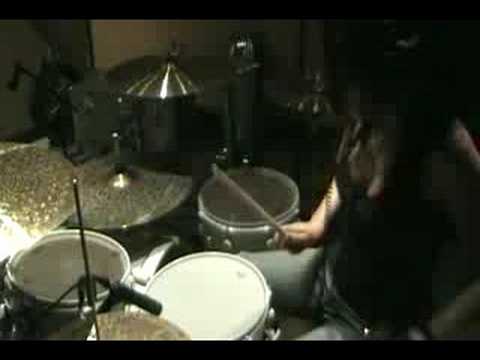 DrumAddict Yael at Optimum Sound Studios on white 805 pdp