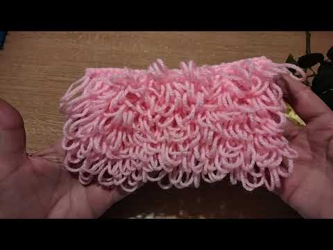 Schlaufenmuster häkeln..
