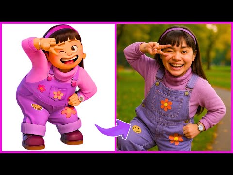 TURNING RED 2 MOVIE CHARACTERS IN REAL LIFE! | Abby Park