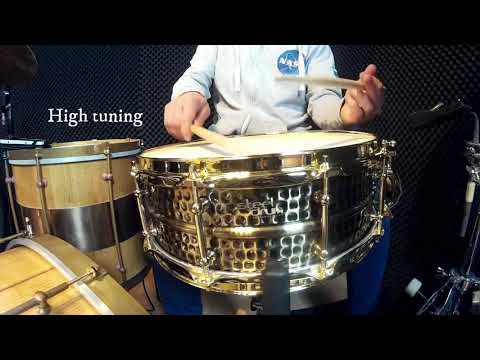 Steeldrum "Hammered" 14X5 test