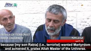 Father of Terrorist Praises Martyrdom