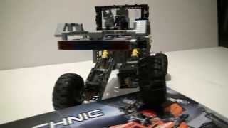 preview picture of video 'Lego Technic Offroader rocker arm suspension'
