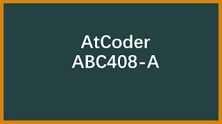 Download the video "AtCoder ABC408 A report【by Tree】"