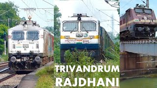 KERALA TRAINS videos - 4 Trivandrum Rajdhani express | INDIAN RAILWAYS